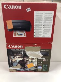 2 X CANON PIXMA MG2551S PRINTER