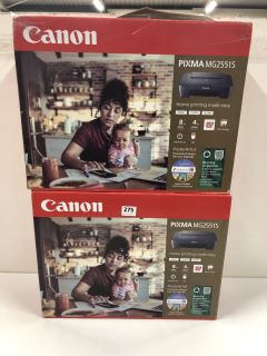 2 X CANON PIXMA MG2551S PRINTER