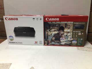 2 X CANON PRINTERS INC CANON PIXMA MG2550S PRINTER