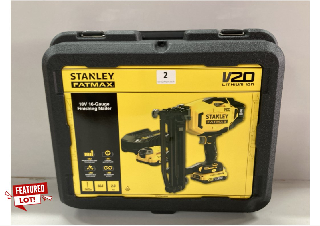 STANLEY FATMAX 18V 16 GAUGE FINISHING NAILER MODEL: SFMCN616D2K RRP: £270.00 (18+ ID REQUIRED)