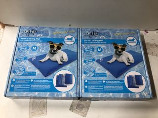 2 X ALL FOR PAWS ARCTIC COOLING MAT SIZE: M