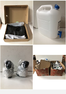 2 X BOX OF ITEMS INC WATER JUG