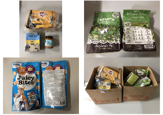 2 X BOXES OF ITEMS INC INABA JUICY BITES CAT TREATS (BB 18/12/2024)