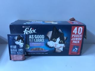 2 X PET FOOD ITEMS INC PURINA FELIX MIXED SELECTION IN JELLY (BB 10/2026)