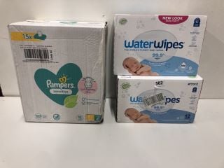 QTY OF BABY WIPES INC WATER WIPES