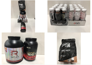 QTY OF ITEMS INC OPTIMUM NUTRITION GOLD STANDARD WHEY (BB 04/2026)