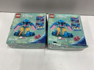 2 X LEGO DISNEY STICH