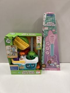 2 X KIDS TOYS INC CLEAN SWEEP MOP & BUCKET