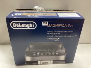 DELONGHI MAGINIFICA EVO AUTOMATIC COFFEE MACHINE WITH LATTECREMA HOT