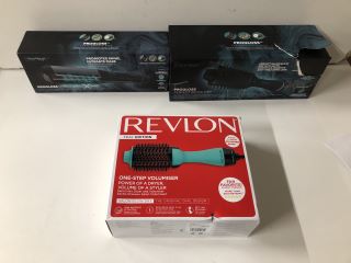 3 X HAIR STYLING ITEMS INC REVLON ONE STEP VOLUMISER