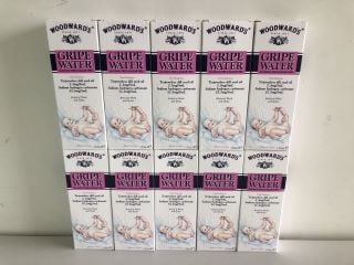 10 X WOODWARD'S GRIPE WATER DUAL ACTION 150ML  EXP: 11/24 RRP: £4.20 EACH