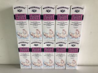 10 X WOODWARD'S GRIPE WATER DUAL ACTION 150ML  EXP: 11/24 RRP: £4.20 EACH