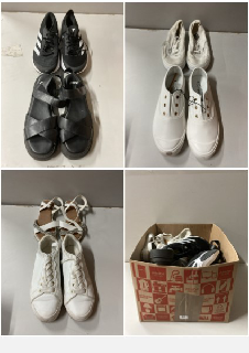 2 X BOXES OF FOOTWEAR IN VARIOUS DESIGNS & SIZES