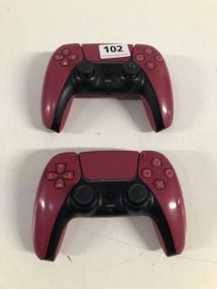 2 X SONY DUALSENSE PLAYSTATION 5 CONTROLLER