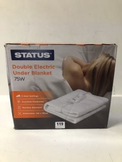 STATUS DOUBLE ELECTRIC UNDER BLANKET