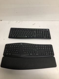 BOX OF KEYBOARDS TO INCLUDE LOGITECH K295 KEYBOARD