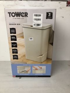 TOWER 50L RECTANGULAR SENSOR BIN