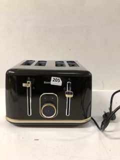 BREVILLE 4 SLICE TOASTER IN BLACK & GOLD