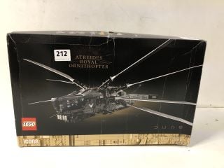 DUNE LEGO ICONS ATREDES ROYAL ORNIHOPTER SET