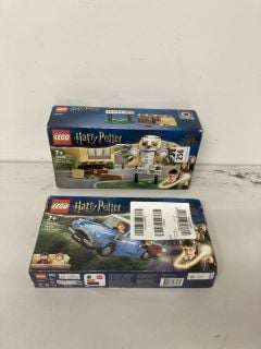 2 X LEGO ITEMS TO INCLUDE HARRY POTTER HEWDIG AT 4 PRIVET DRIVE