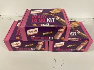 3 X 7 DAY SLIMFAST READY TO GO KITS (BBE 11/24)