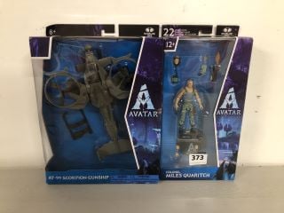 2 X ITEMS TO INCLUDE AVATAR COLONEL MILES QUARITCH