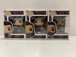 3 X POP! MOVIES - DUNGEONS & DRAGONS COLLECTABLE FIGURES TO INCLUDE SIMON/HOLGA/XENK