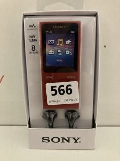 SONY 8GB MUSIC MP3 PLAYER - MODEL NUMBER NWE394