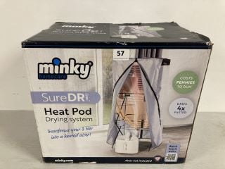 MINKY SURE DR HEAT POD DRYING SYSTEM