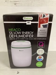 MEACO 12L LOW ENERGY DEHUMIDIFIER