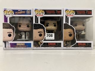 3 X POP! FIGURES TO INCLUDE DUNGEONS & DRAGONS SIMON FIGURES