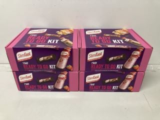 4 X BOX OF SLIMFAST 7 DAY READY TO GO KIT (BBE MAY BE EXCEEDED)