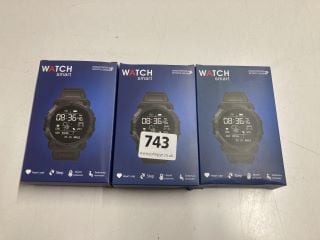 3 X SWEATPROOF SMART WATCH