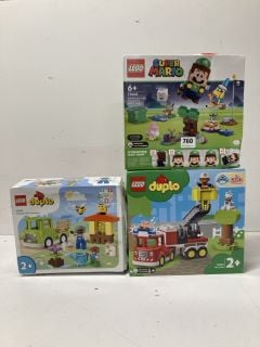 3 X ITEMS TO INCLUDE LEGO SUPER MARIO