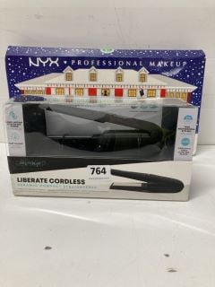 2 X ITEMS TO INCLUDE REVAMP LIBERATE CORDLESS CERAMIC STRAIGHTENER