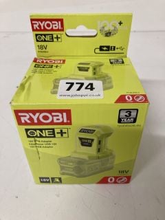 RYOBI 18V USB ADAPTER