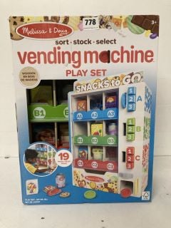 MELISSA & DOUG VENDING MACHINE PLAY SET