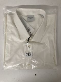 JACK+JONES POLO SHIRT IN WHITE SIZE 2XL