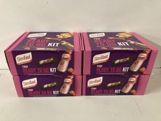 4 X SLIMFAST 7 DAY READY TO GO KIT