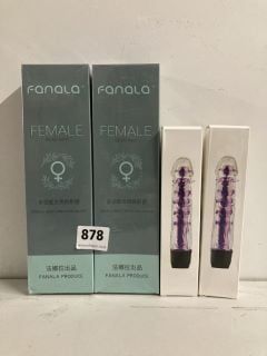 4 X ITEMS TO INCLUDE FANALA FEMALE BEAD BAR FEMALE MASTURBATION DEVICE (18+ ID REQUIRED)