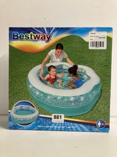 BESTWAY 1.50M X 1.27M X 43CM OUTDOOR PADDLING POOL