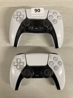 2 X SONY DUALSENSE PLAYSTATION 5 CONTROLLER