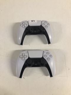 2 X SONY DUALSENSE PLAYSTATION 5 CONTROLLER