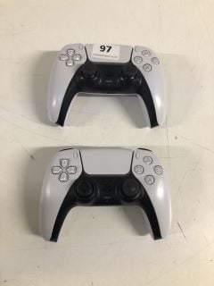 2 X SONY DUALSENSE PLAYSTATION 5 CONTROLLER