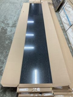 BLACK SPARKLE TEKWALL GLOSS SHEET (4120 X 600 X 10MM) (COLLECTION FROM SITE ONLY)