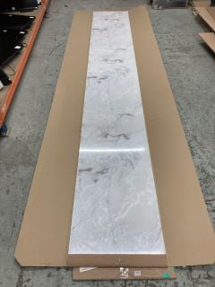 LUNA MARBLE GLOSS TEKWALL GLOSS SHEET (4100 X 600 X 10MM) (COLLECTION FROM SITE ONLY)