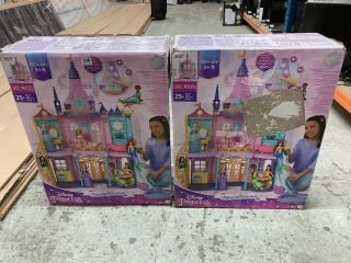 2 X DISNEY PRINCESS MAGICAL ADVENTURES CASTLES