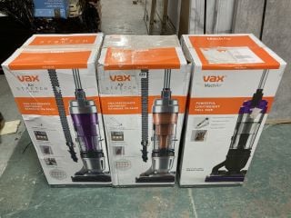 3 X VAX VACUUMS INC MACH AIR UPRIGHT VACUUM