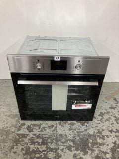 AEG BUILT-IN SINGLE ELECTRIC OVEN MODEL BEX335011M RRP £369