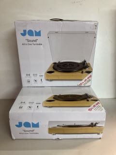 2 X JAMP VINYL LP TURNTABLES